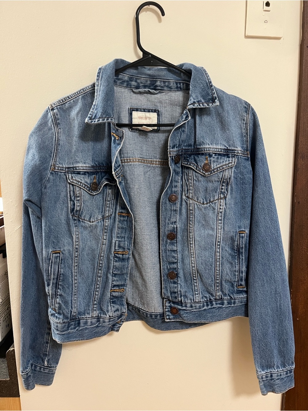 Forever 21 Light Wash Denim Jacket